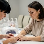 Sezonske beauty usluge koje sve više traže žene u Srbij Tehničarka radi manikir klijentkinji za belim stolom
